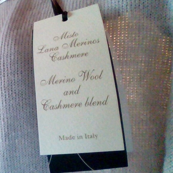 Brand New Womens' Hekla & Co. Cashmere Blend Open-Front Cardigan - Picture 5 of 7